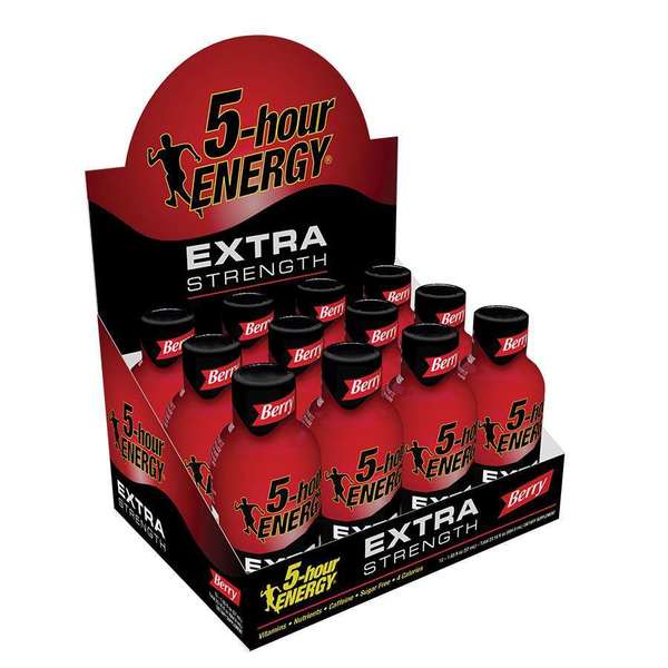 5 Hour Energy 5-Hour Energy Extra Strength Berry 1.93 oz. Bottle, PK48 704121